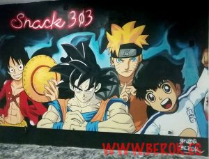 Graffiti Naruto Oliver Snack 303 Goku 300x100000
